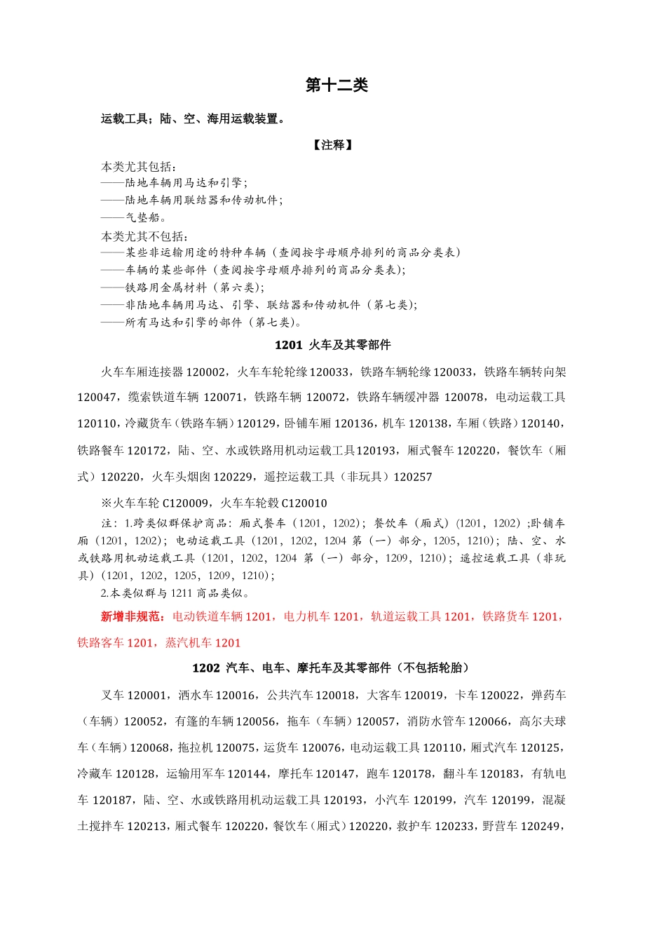12类2017-商标类别明细_第1页