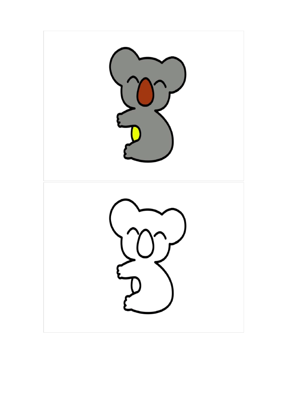 1一3岁宝宝简笔画高清可打印_第3页