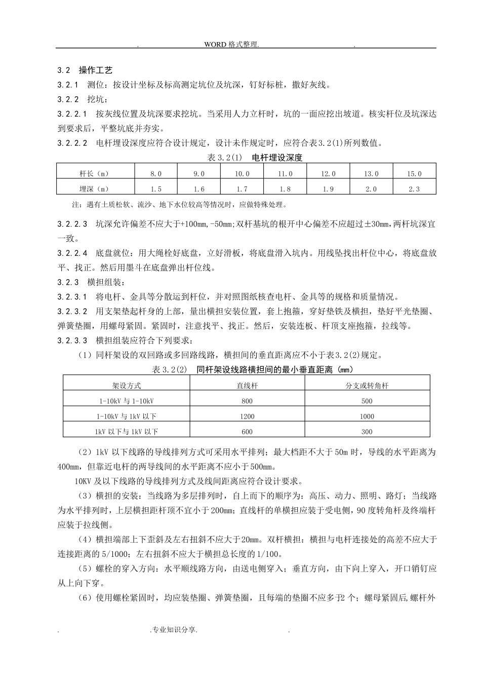 1架空线路和杆上设备安装_第3页