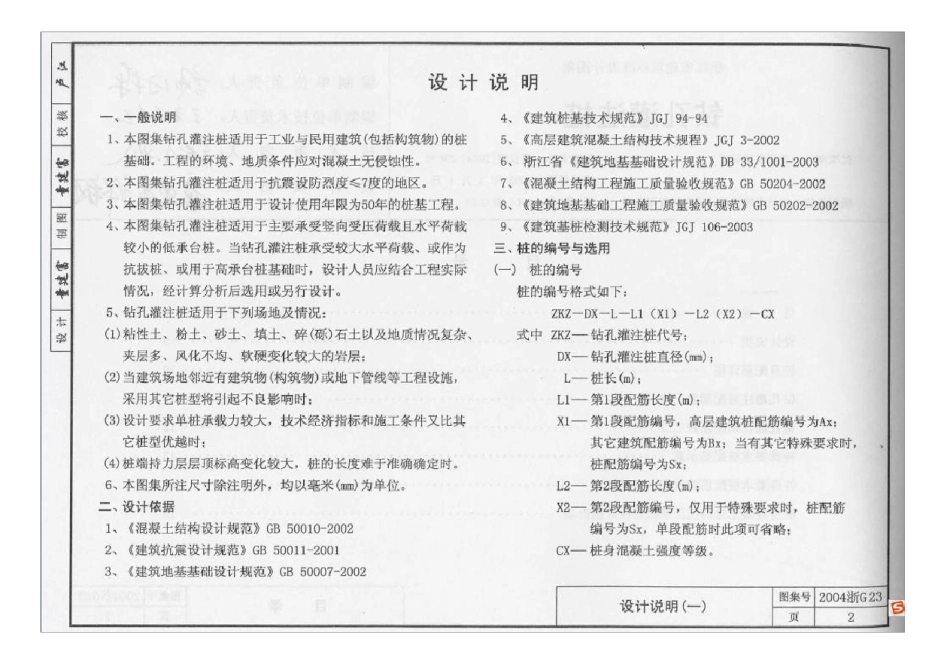 2004浙G23钻孔灌注桩图集_第2页