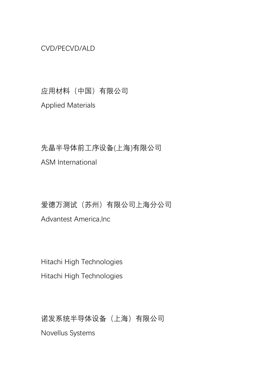2009半导体设备供应商_第2页