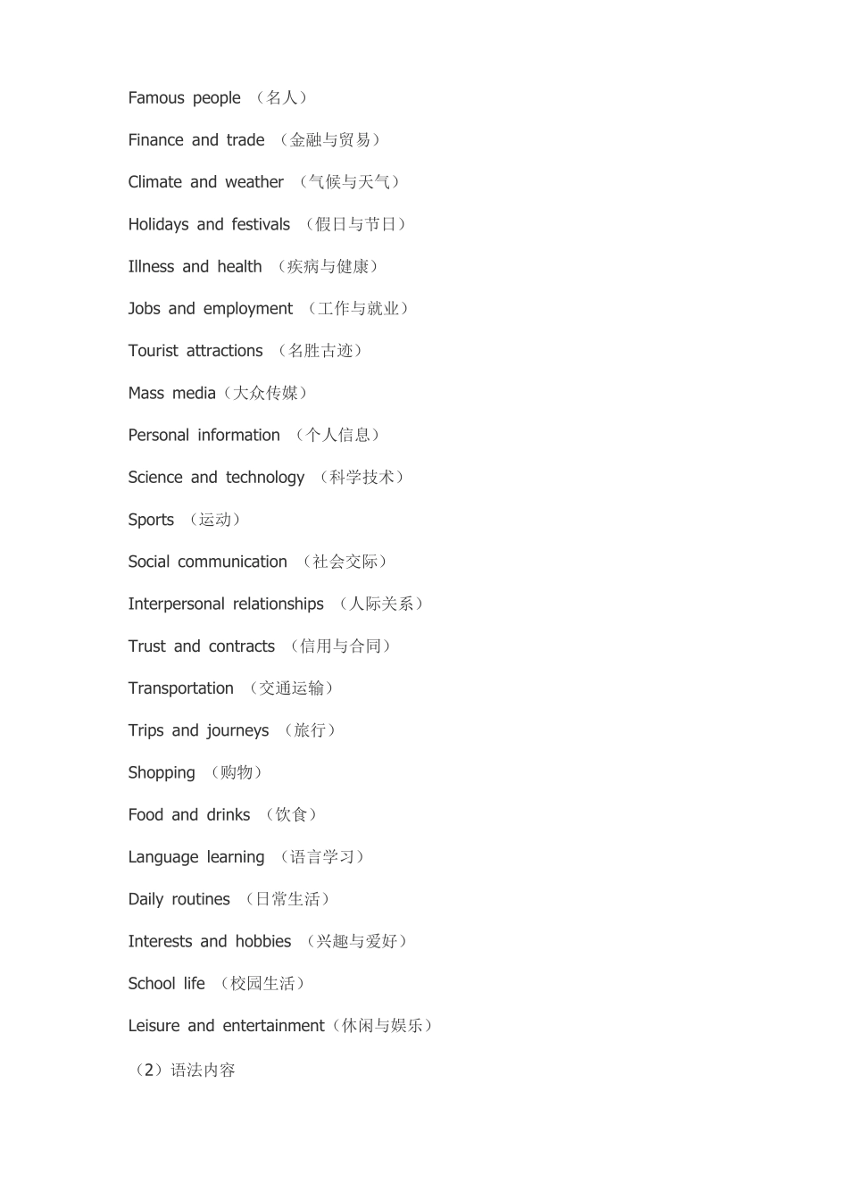 2011中职英语课程标准_第3页