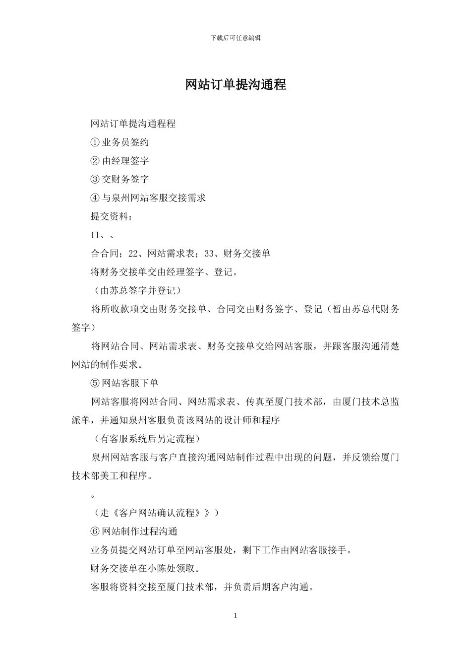 网站订单提交流程_第1页