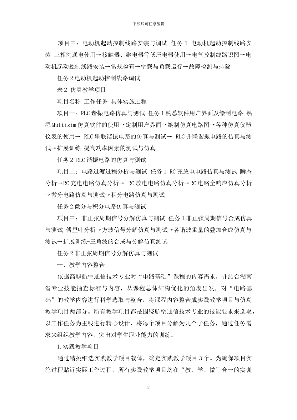 航空通信技术专业“电路基础”教学改革与实践_第2页