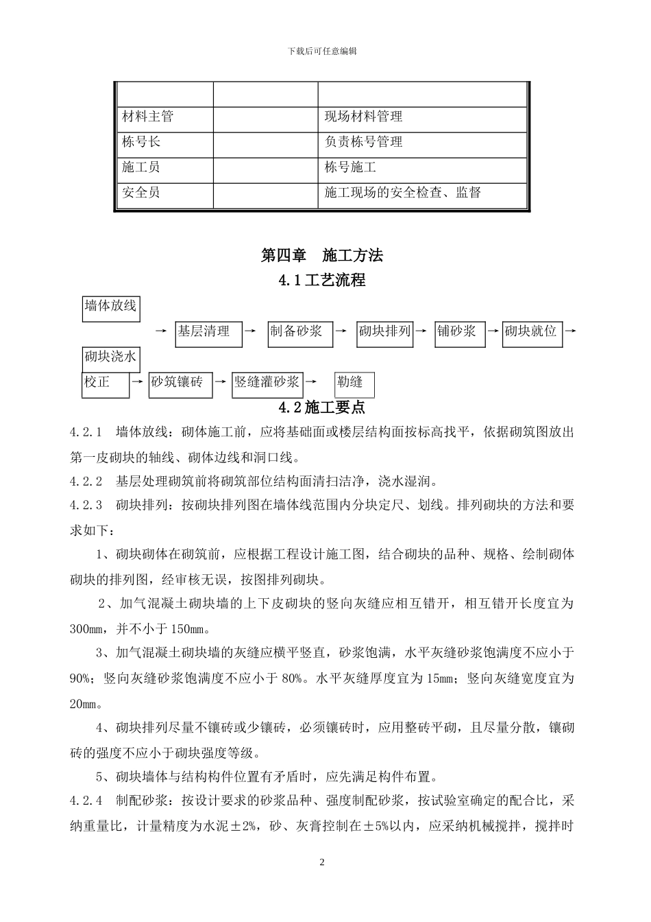 蒸压加气混凝体施工方案1_第3页