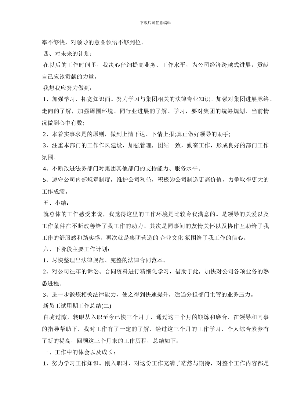 试用期工作总结怎么写_第2页