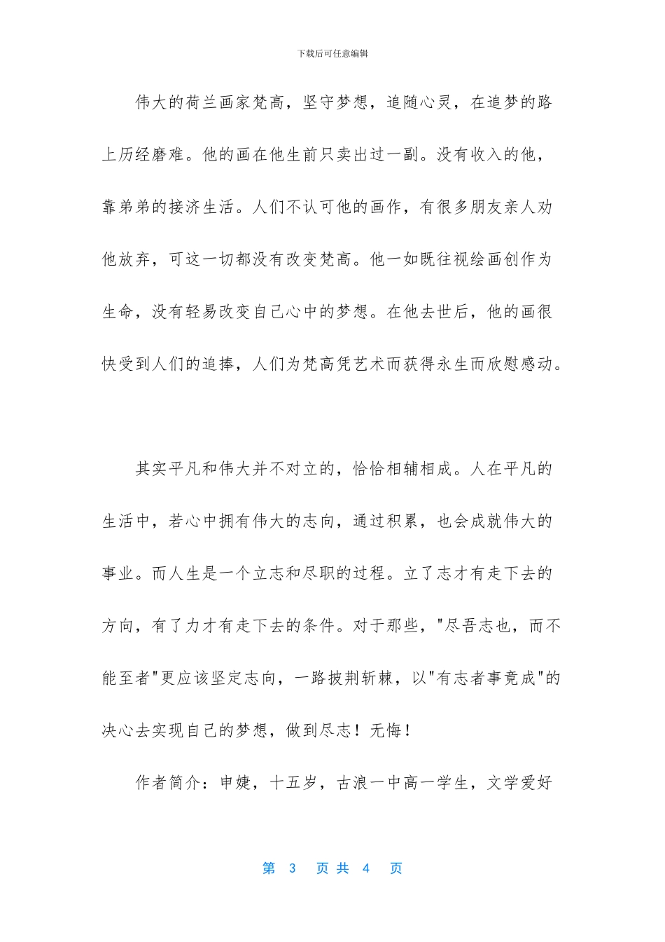 读《游褒禅山记》有感：追梦还须有志_第3页