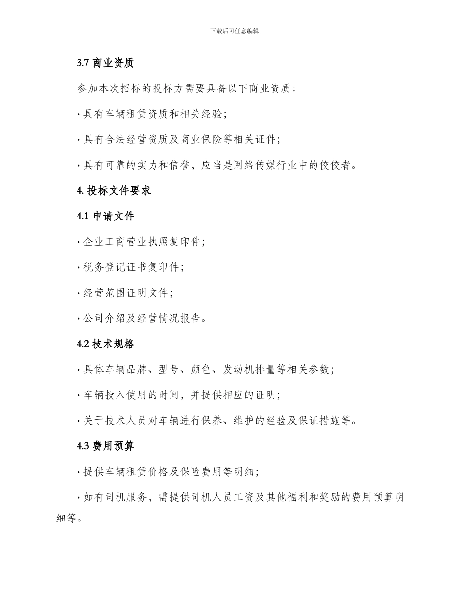 车辆租赁招投标文件_第3页