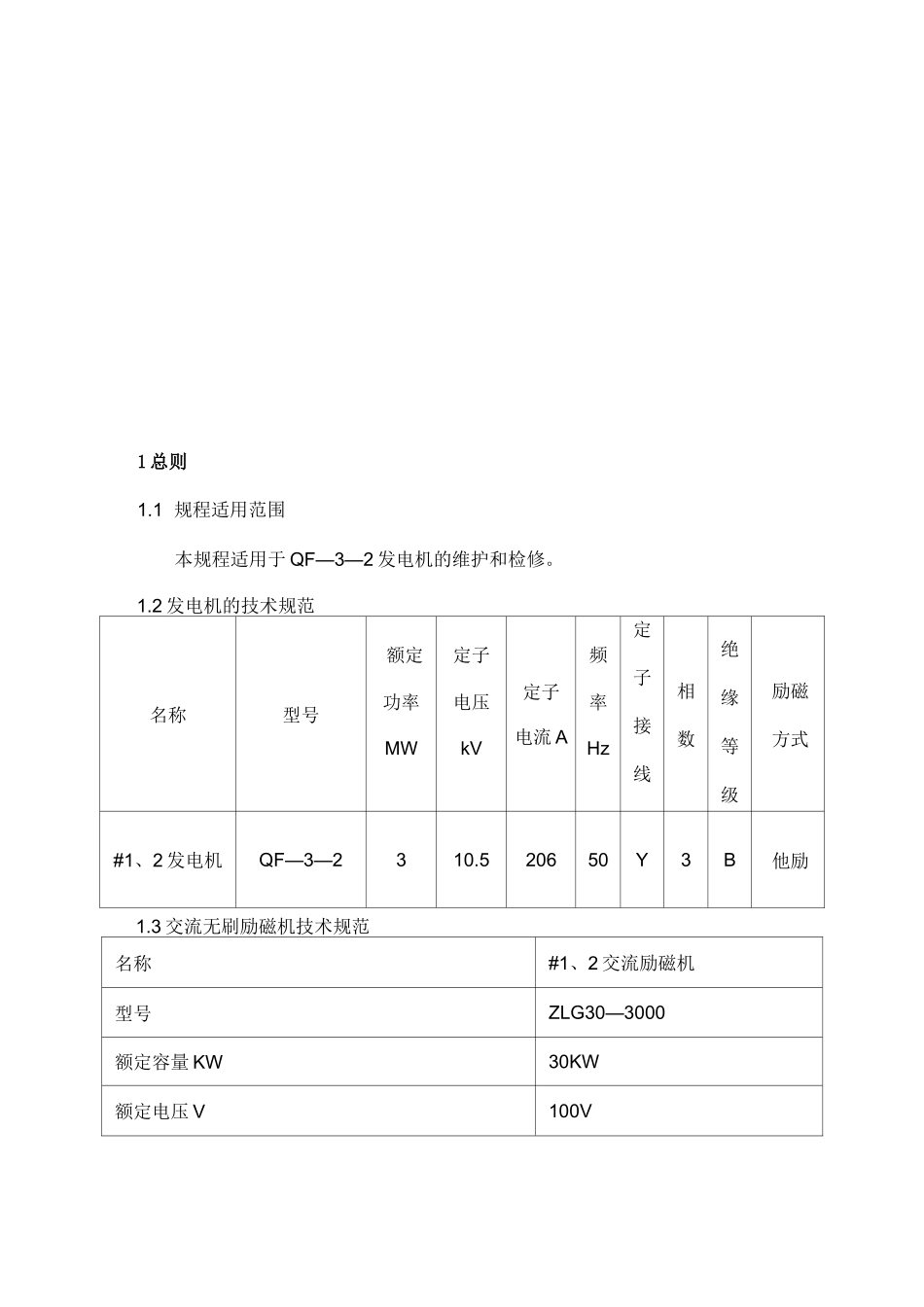 发电机维护检修规程_第2页