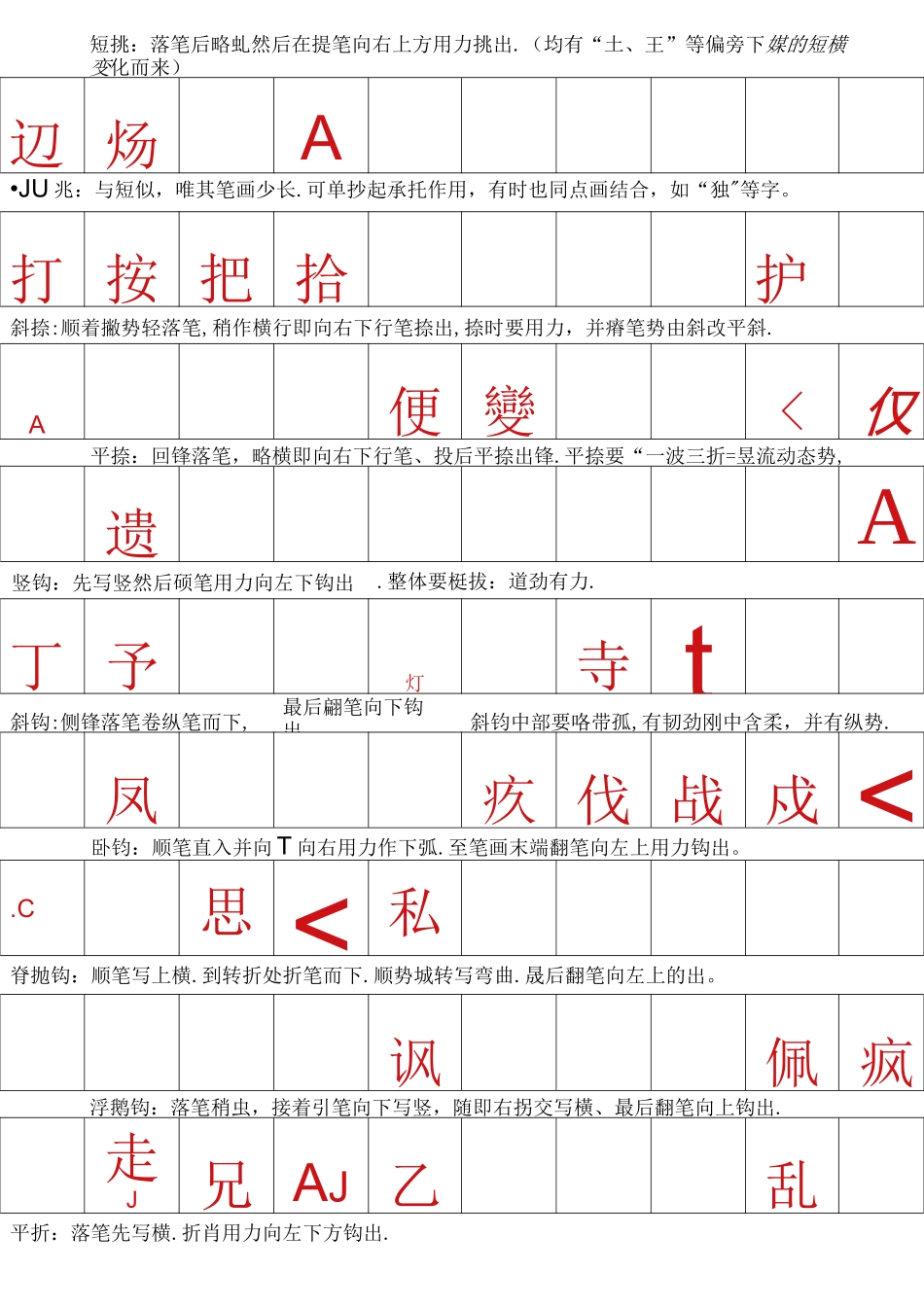 硬笔行书 字帖_第3页