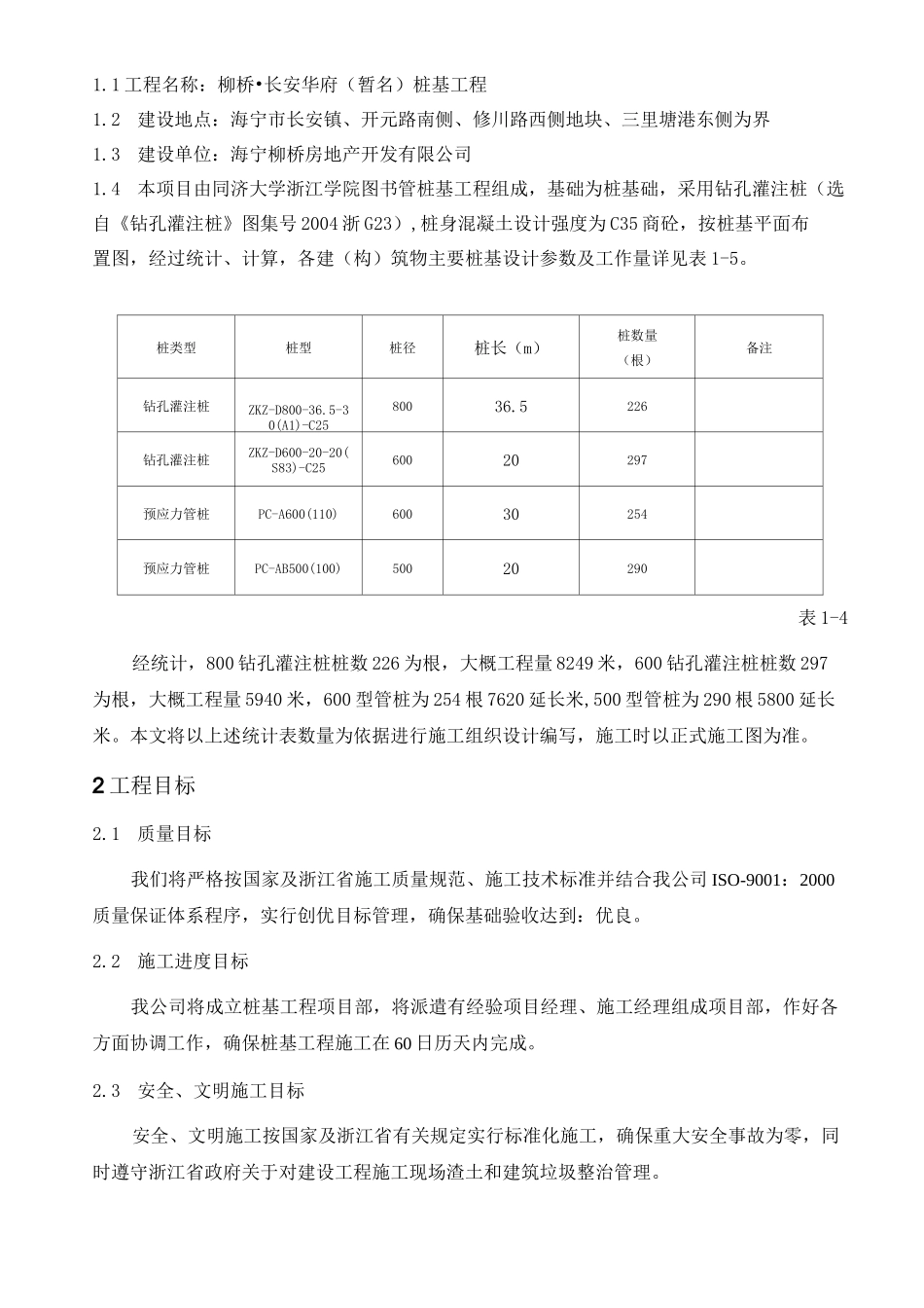 XXXX桩基工程预应力管桩技术标范本_第3页