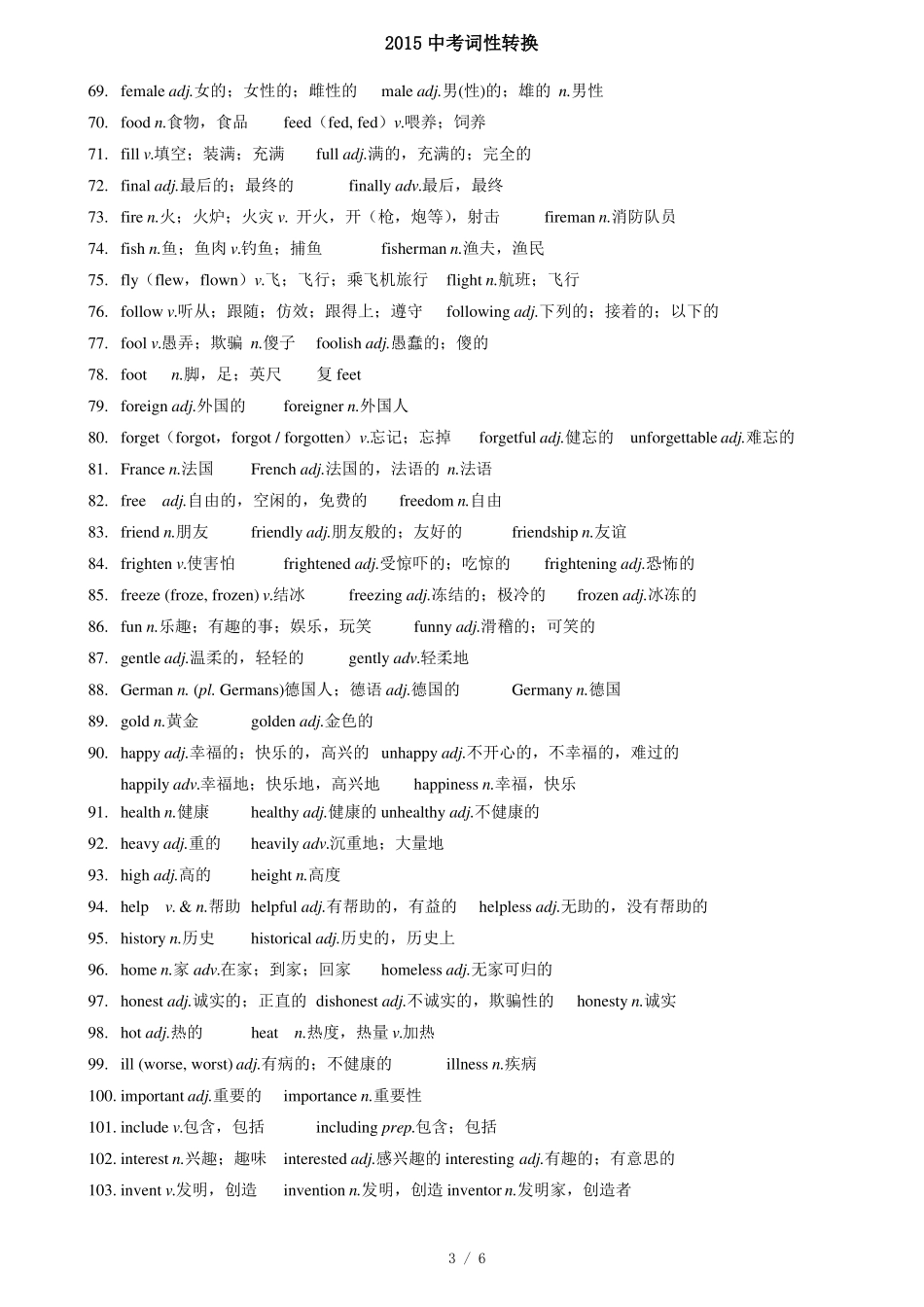 2015年中考词性转换_第3页