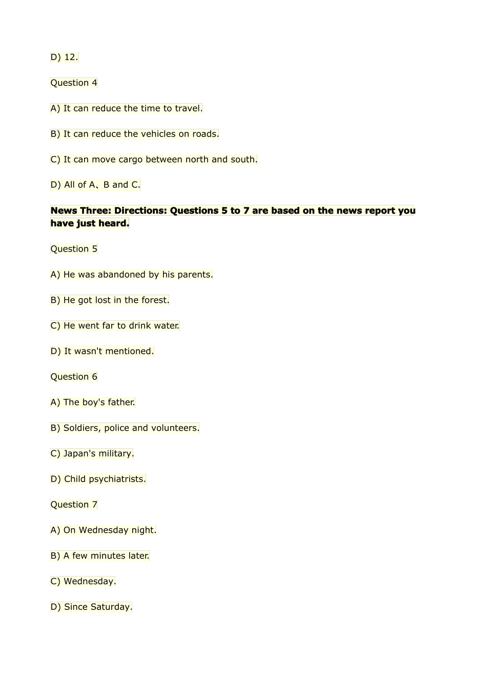 201606四级听力真题_第2页