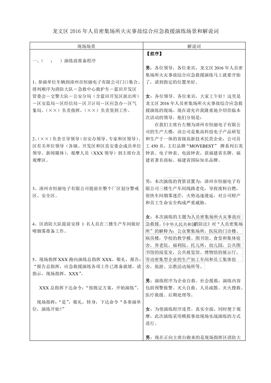 2016应急演练解说词_第1页