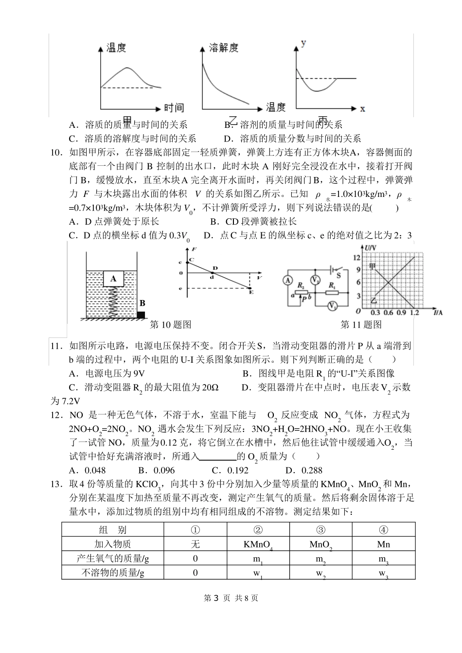 2016建兰杯科学试题竞赛试卷_第3页