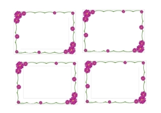 2016手册评语边框模板