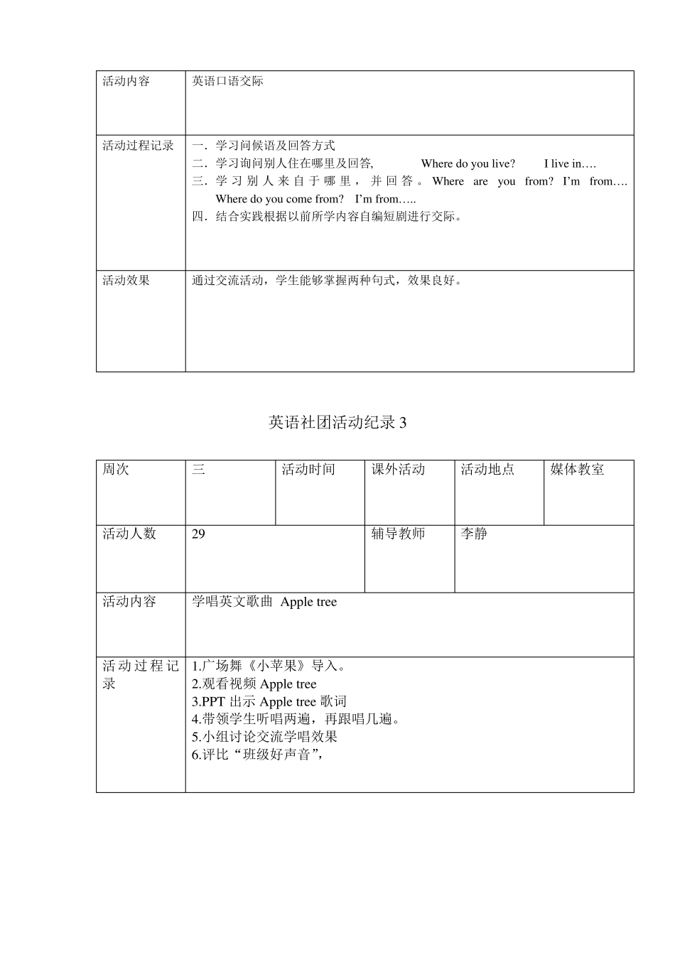 2016英语社团活动纪录_第2页