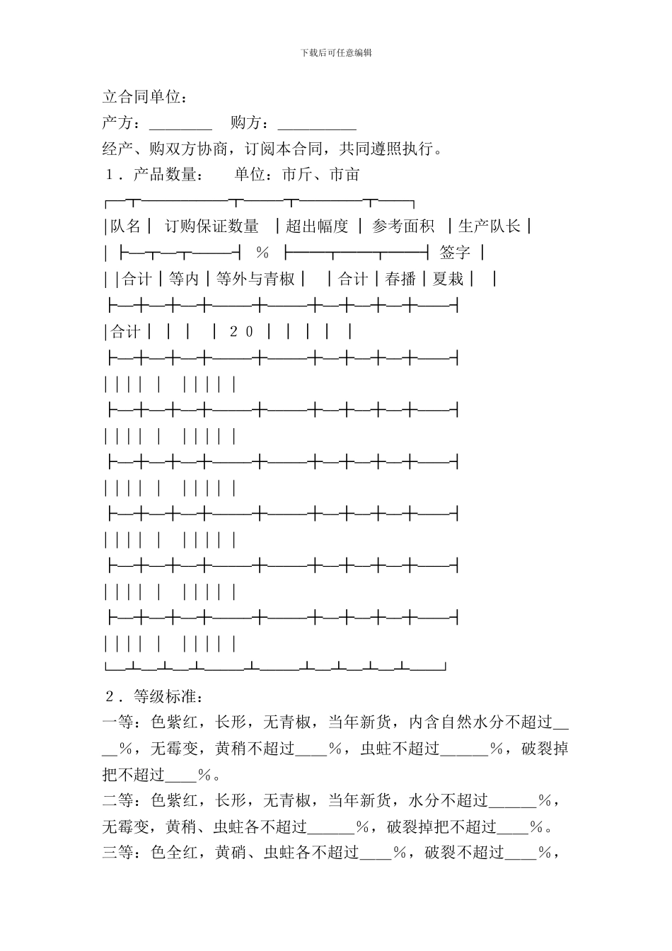 辣椒买卖合同最新整理版_第2页