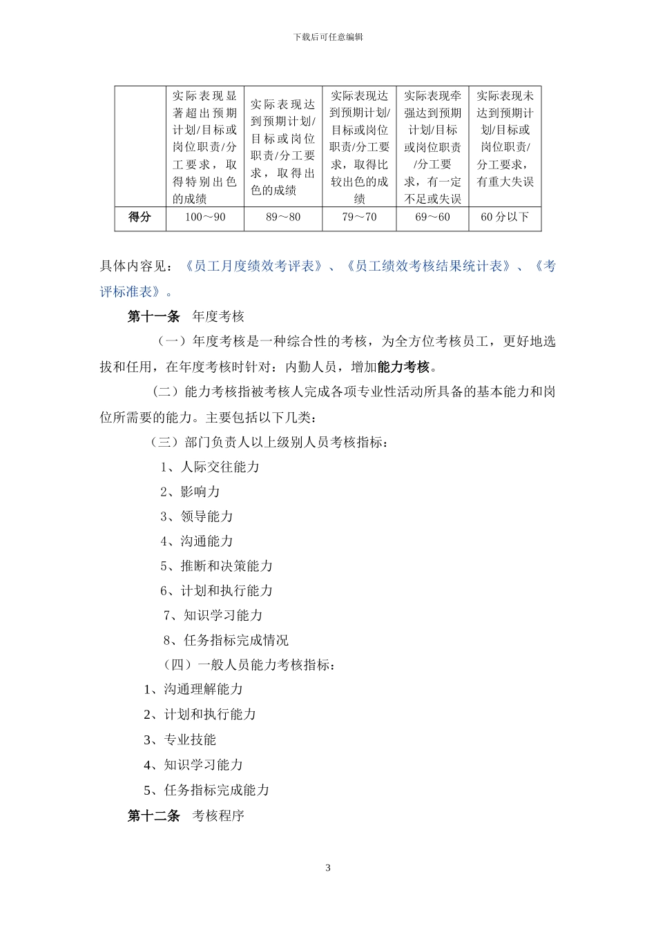 达坤外架厂绩效考核方案x_第3页