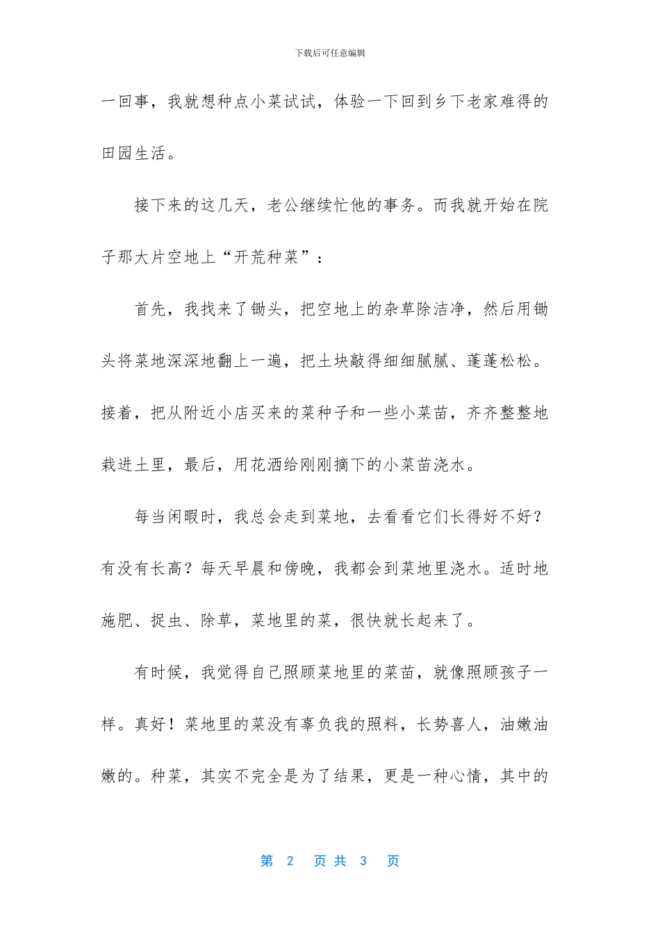 闲暇时在家种点小菜_第2页