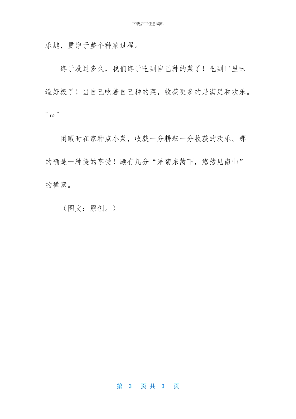 闲暇时在家种点小菜_第3页