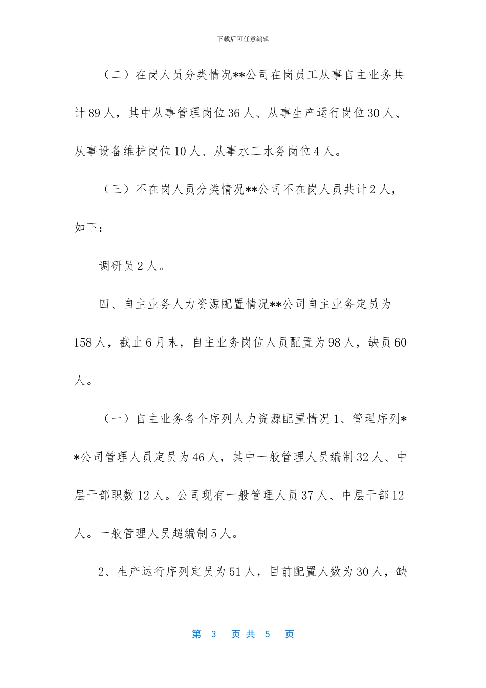 集团人力资源现状_第3页