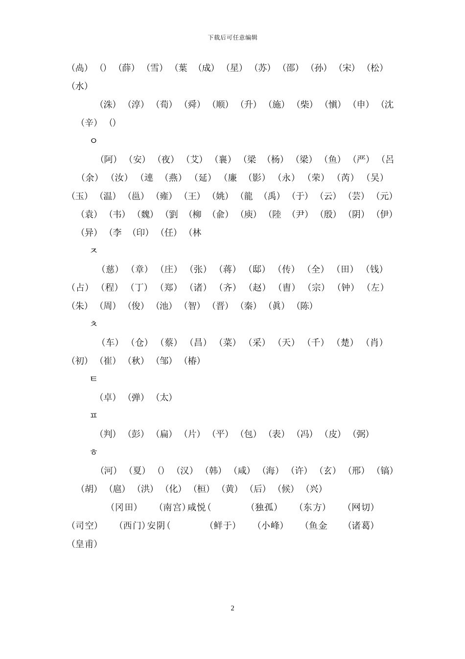 非主流韩文昵称或英文昵称_第2页