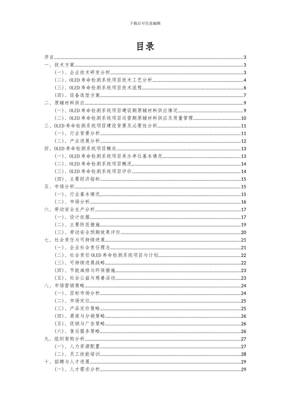 2024年OLED寿命检测系统项目可行性分析报告_第2页
