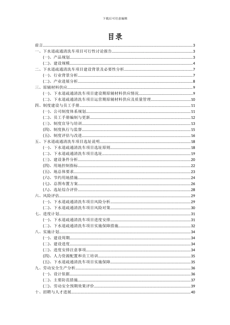 2024年下水道疏通清洗车项目可行性研究报告_第2页