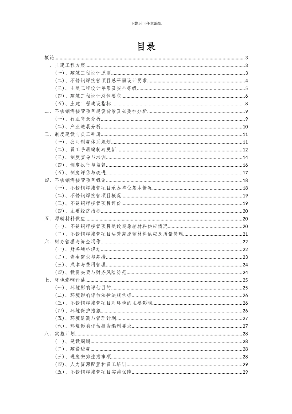 2024年不锈钢焊接管项目可行性研究报告_第2页