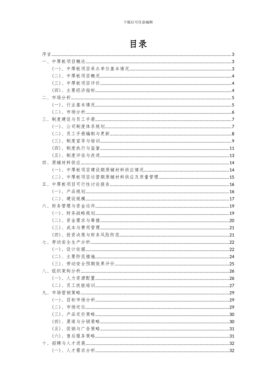 2024年中厚板项目可行性研究报告_第2页