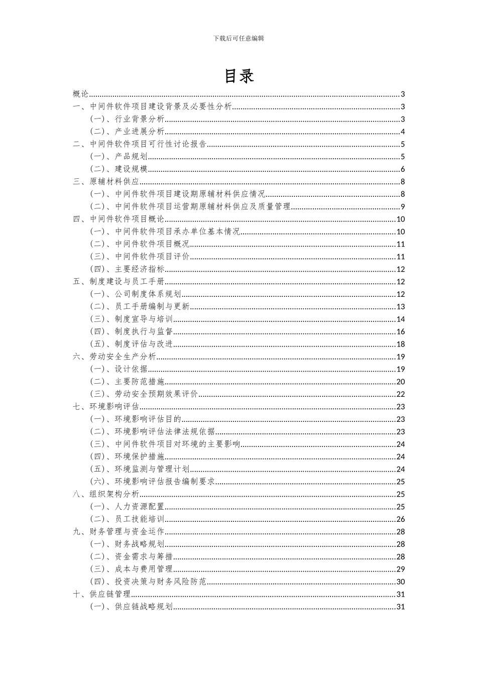 2024年中间件软件项目投资分析及可行性报告_第2页