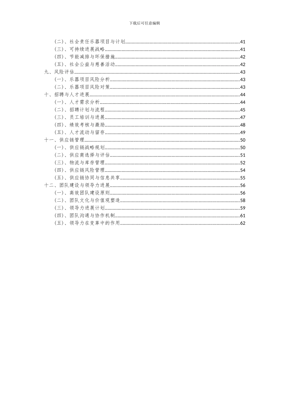 2024年乐器项目深度研究分析报告_第3页