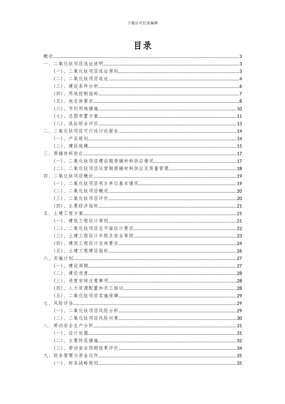 2024年二氧化钛项目可行性研究报告_第2页