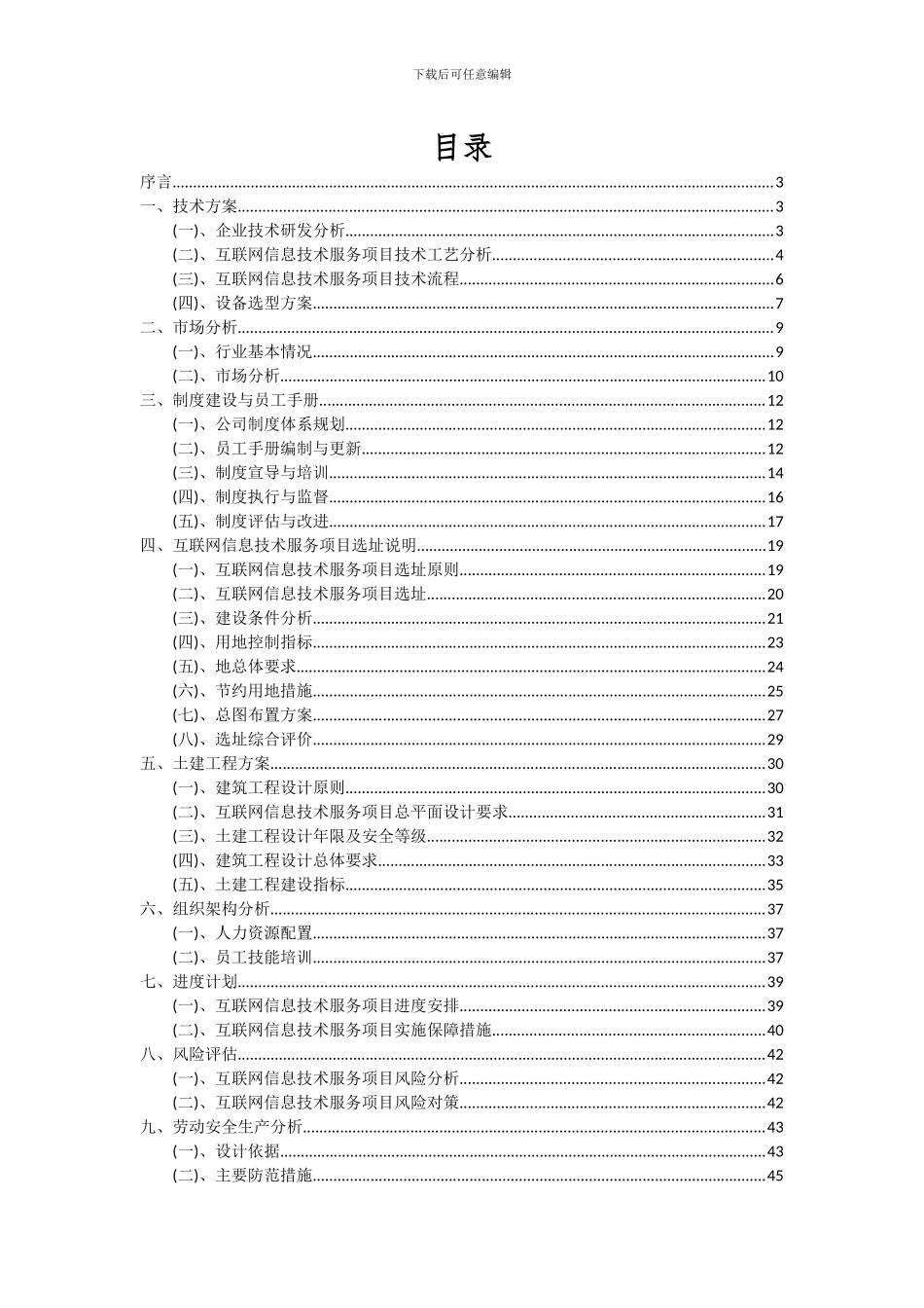 2024年互联网信息技术服务项目可行性分析报告_第2页