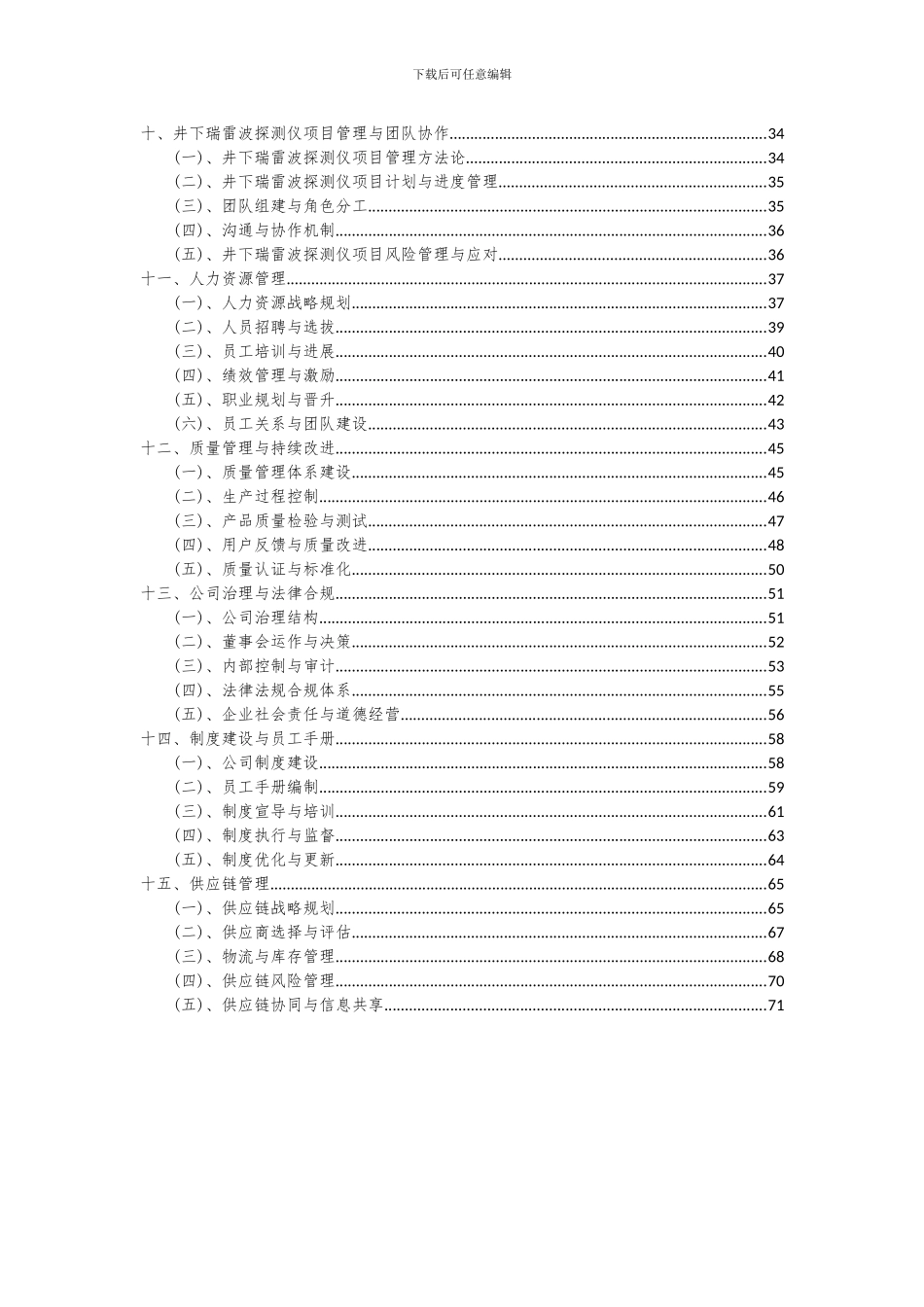2024年井下瑞雷波探测仪项目可行性研究报告_第3页