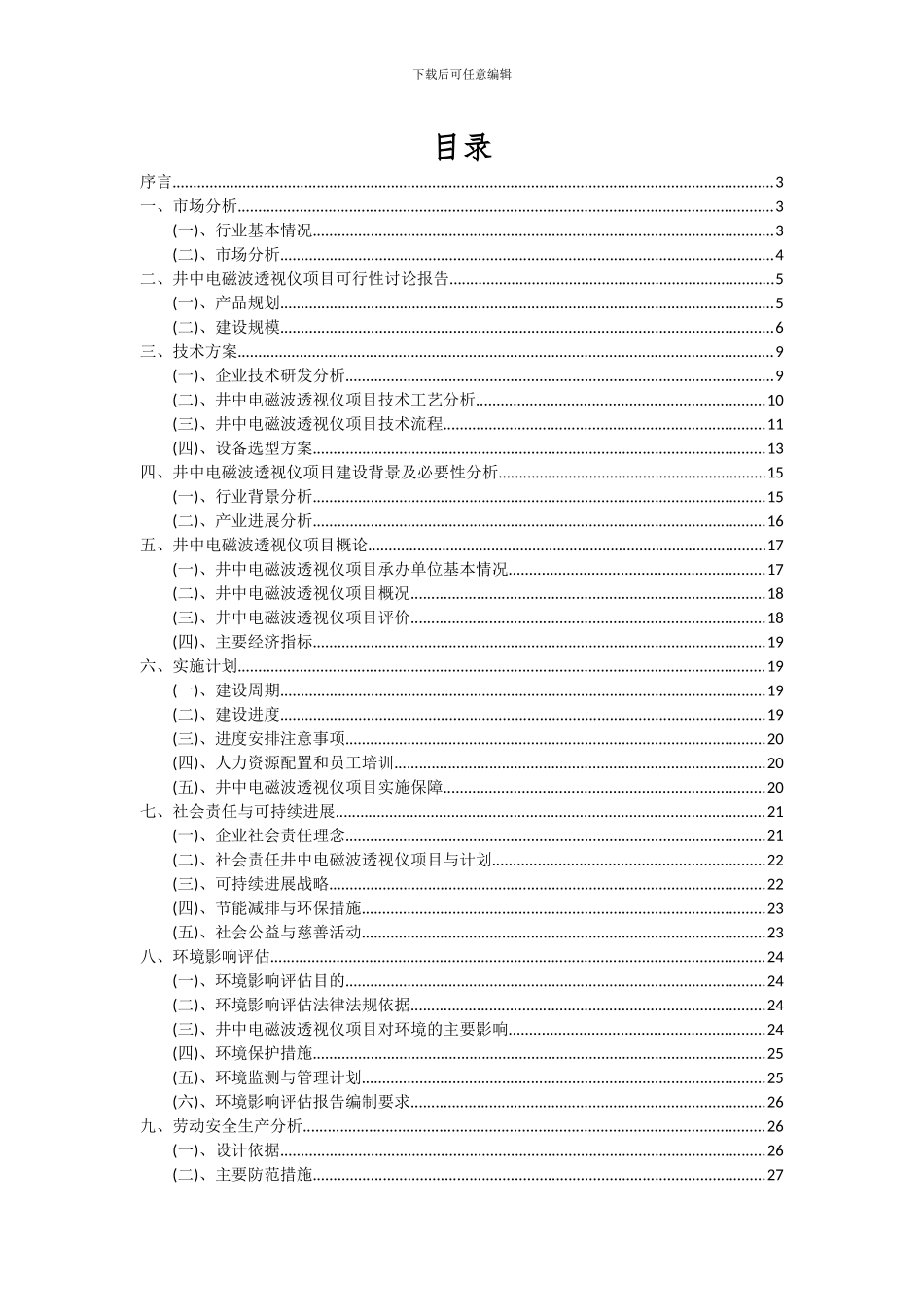 2024年井中电磁波透视仪项目深度研究分析报告_第2页