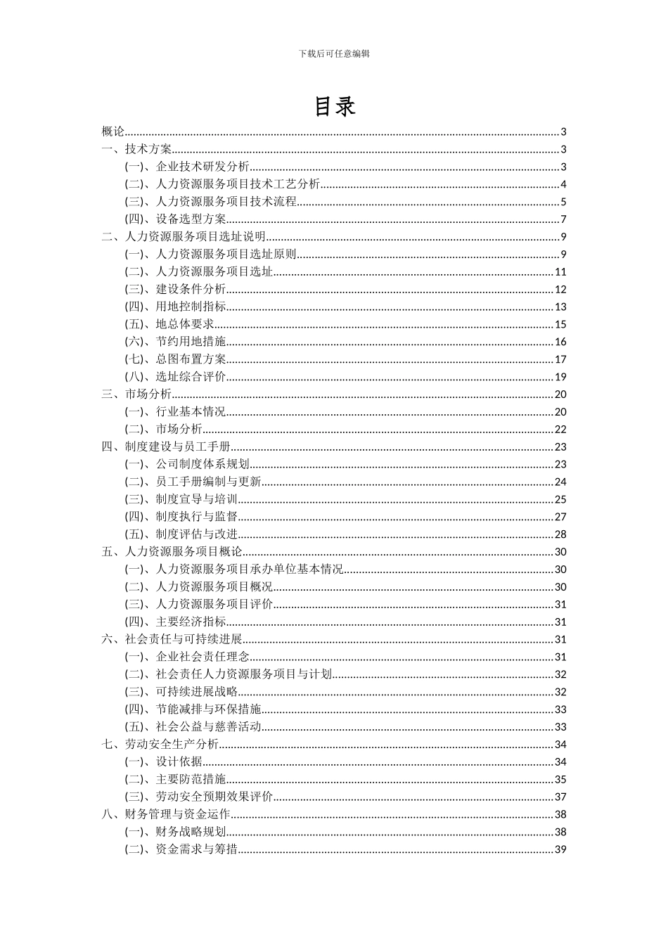 2024年人力资源服务项目深度研究分析报告_第2页