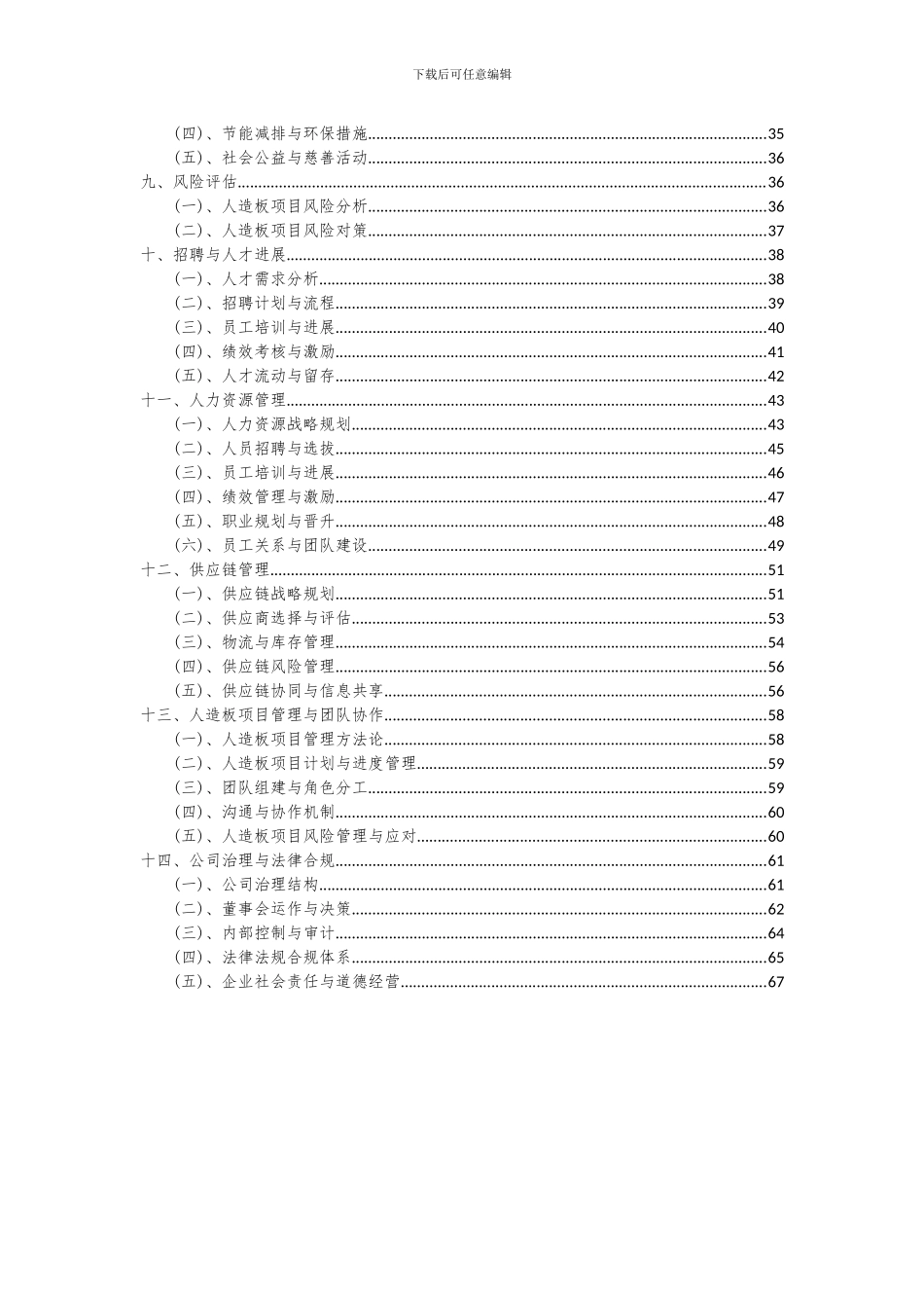 2024年人造板项目投资分析及可行性报告_第3页