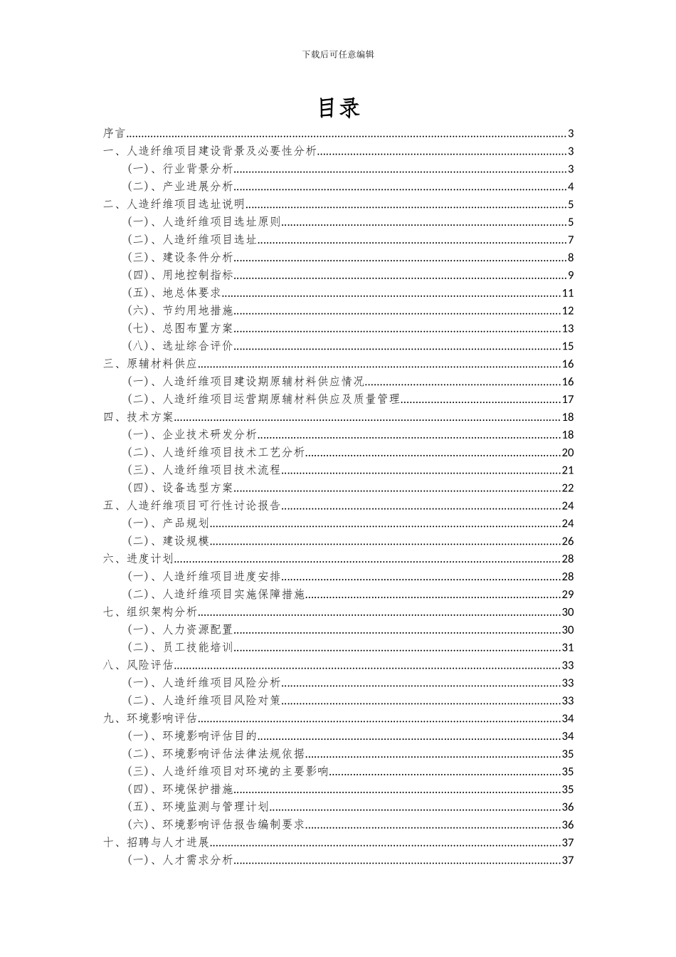 2024年人造纤维项目可行性分析报告_第2页