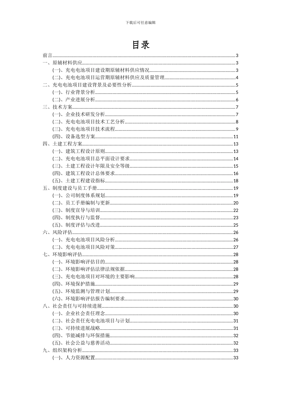2024年充电电池项目投资分析及可行性报告_第2页