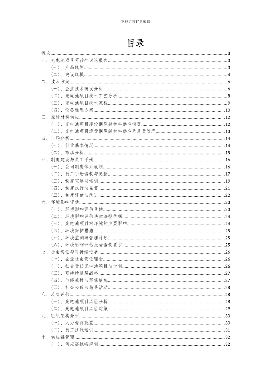 2024年光电池项目投资分析及可行性报告_第2页