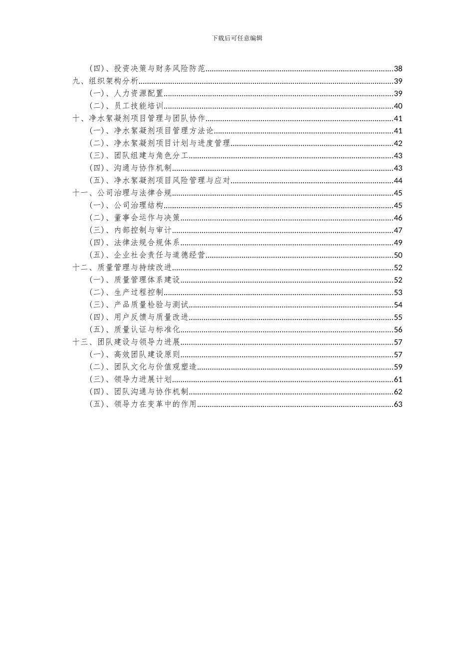 2024年净水絮凝剂项目深度研究分析报告_第3页