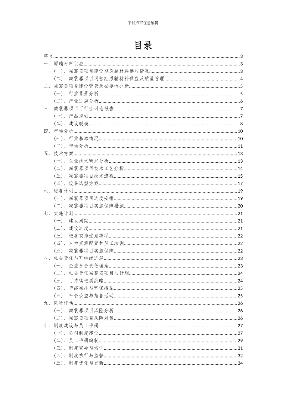 2024年减震器项目可行性研究报告_第2页