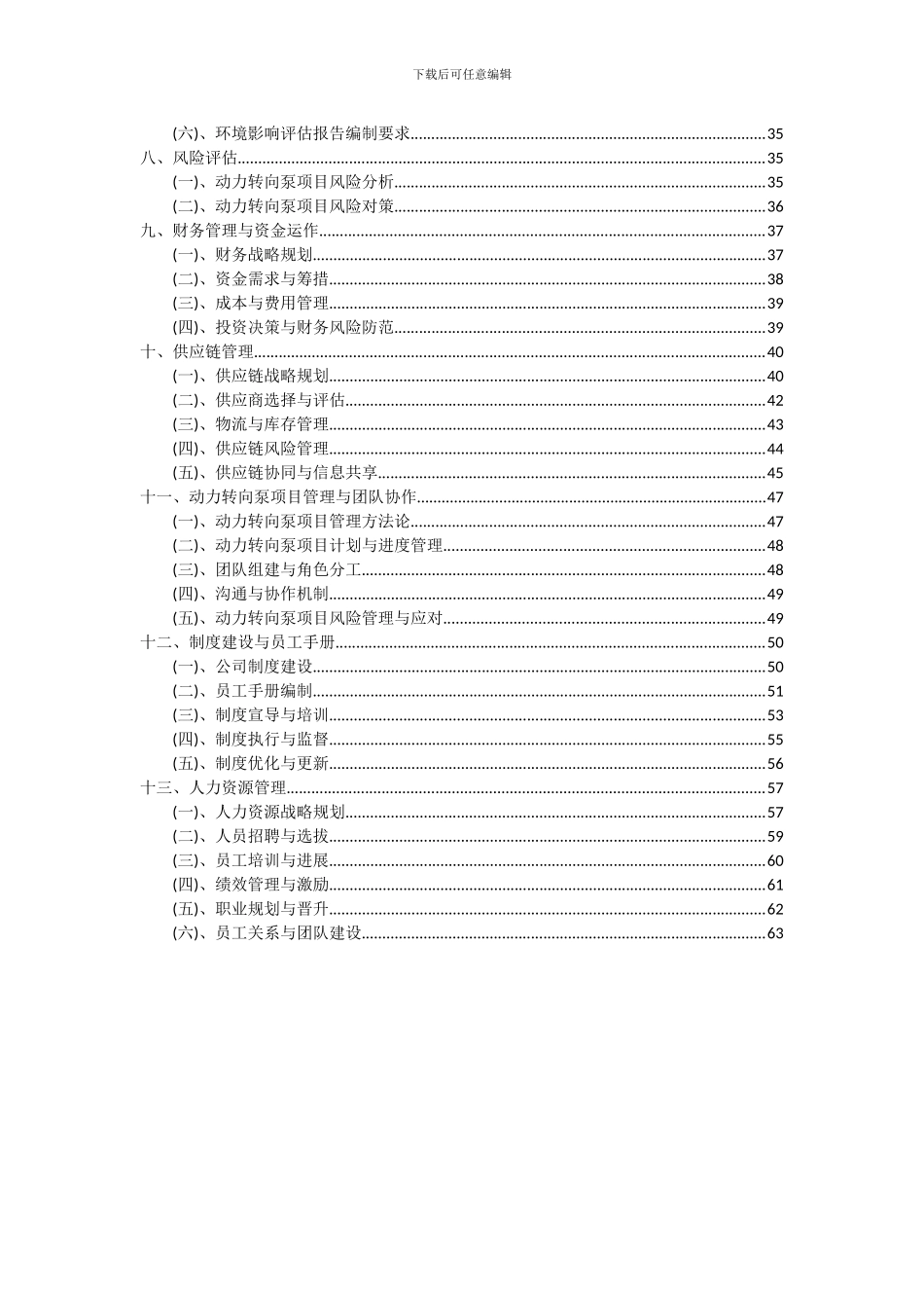 2024年动力转向泵项目可行性分析报告_第3页