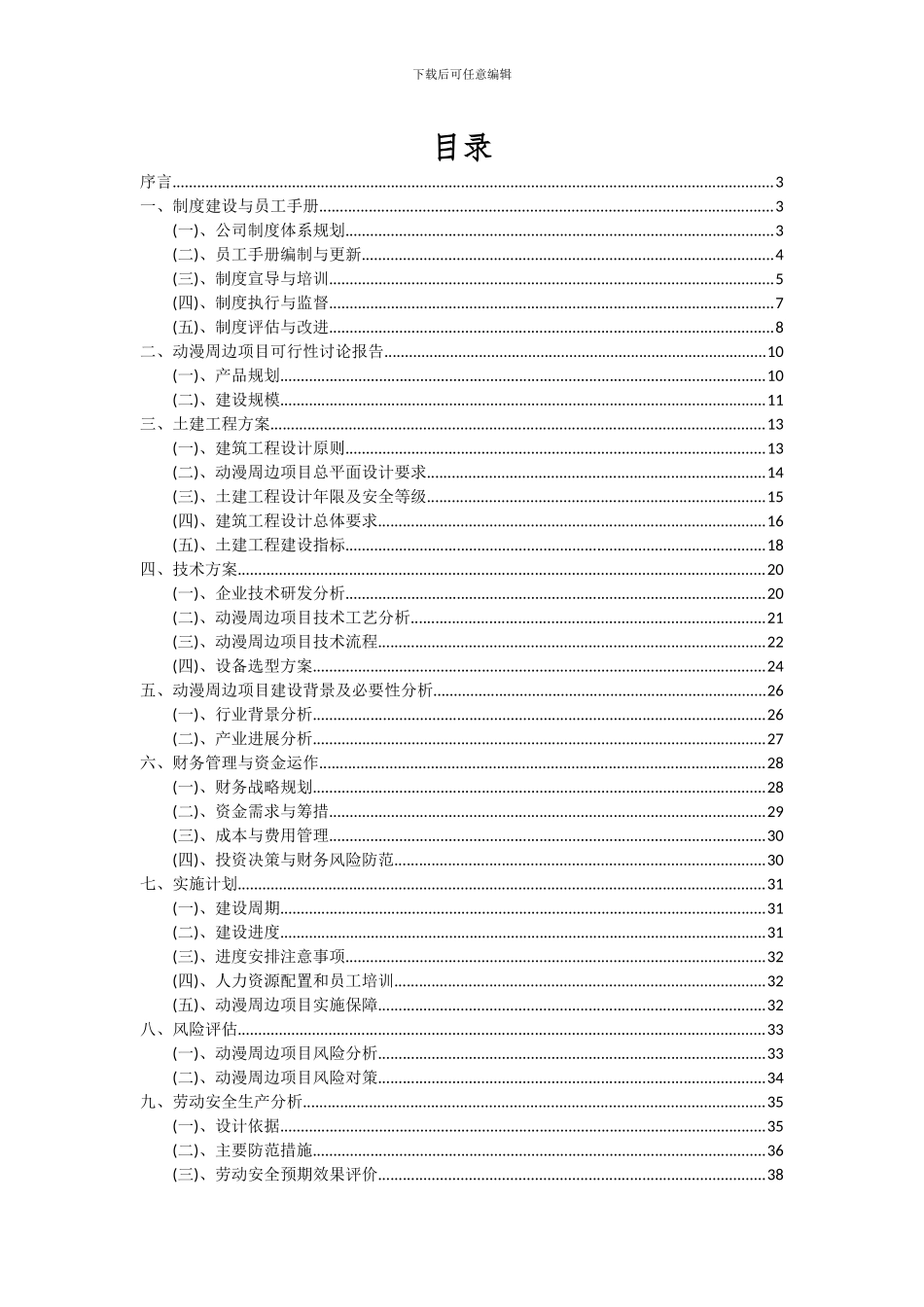 2024年动漫周边项目可行性分析报告_第2页