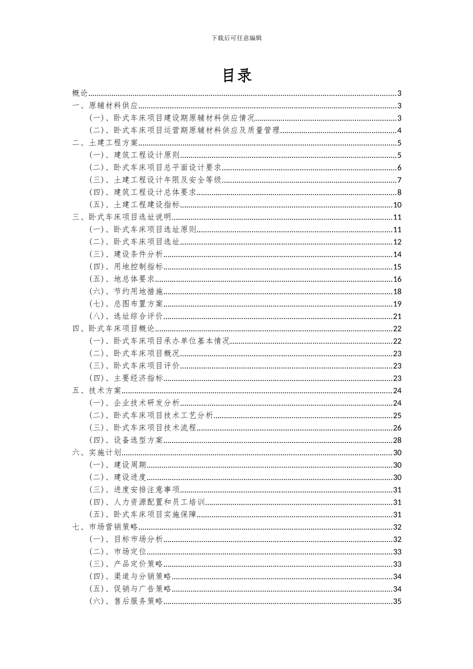 2024年卧式车床项目可行性分析报告_第2页