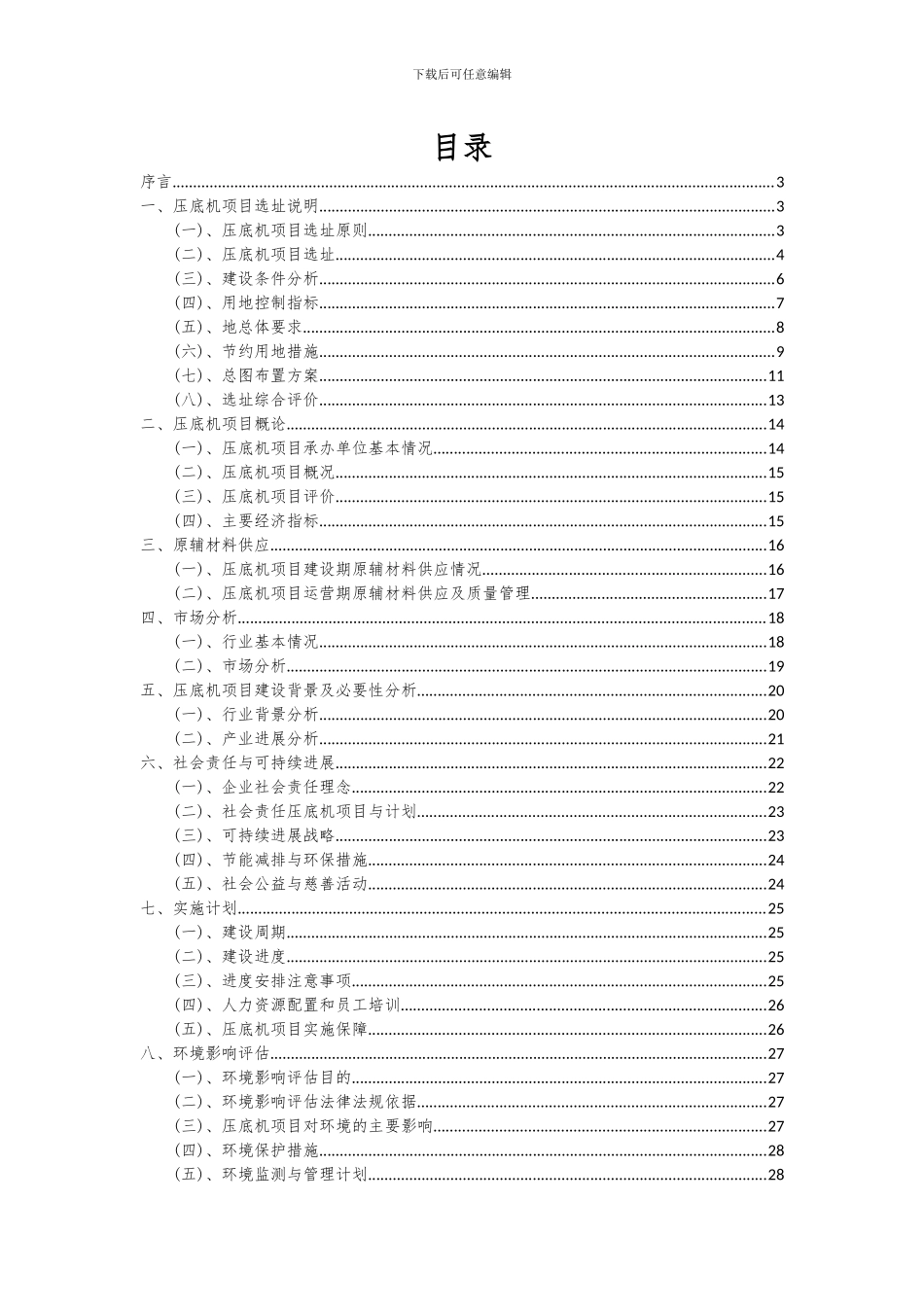 2024年压底机项目可行性研究报告_第2页