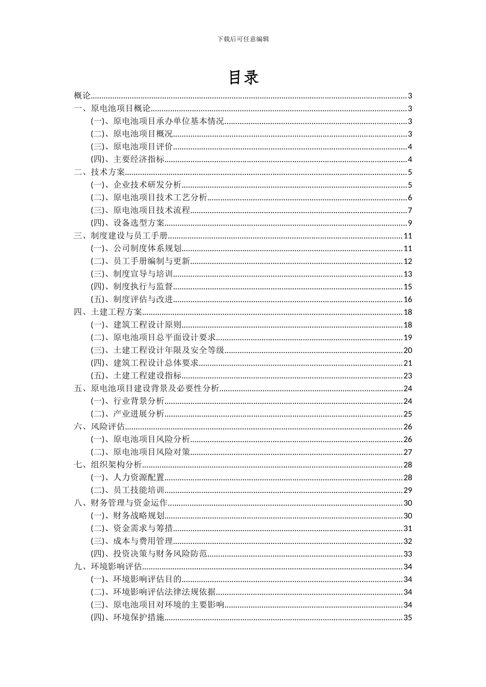 2024年原电池项目投资分析及可行性报告_第2页