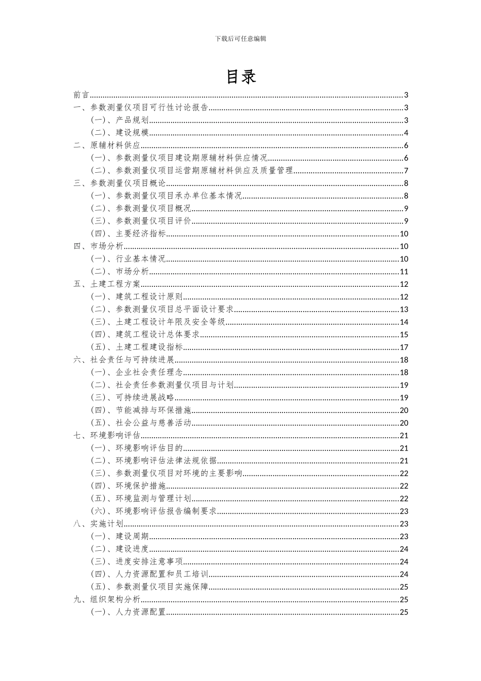 2024年参数测量仪项目可行性研究报告_第2页